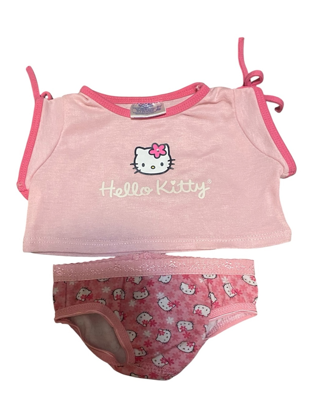Build A Bear Hello Kitty Sanrio Clothes Shirt  Underwear Outfit Set BAB